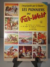 1956 COCORICO STAMP ENCYCLOPEDIA ALBUM PIONEERS FAR-WEST INDIANS Car23