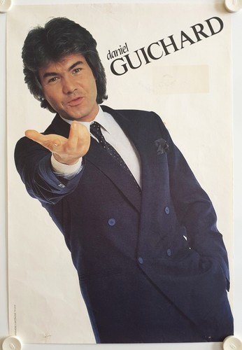 Affiche daniel guichard 1984 - guichard,