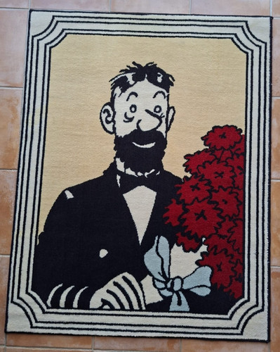 Tintin tapis capitaine - tintin,