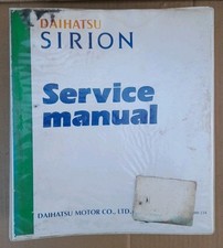 Daihatsu Sirion Factory Repair Workshop Manual OE