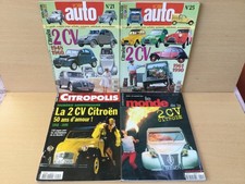 LOT DE 4 REVUES SPÉCIAL 2 CV CITROEN : CITROPOLIS et GAZOLINE