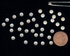 50 VINTAGE GLASS WHITE