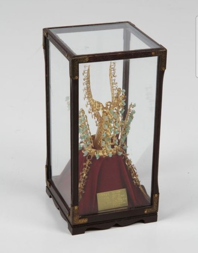 Reliquaire vitrine bois - , et