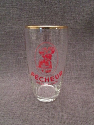 Verre bière ancien - verre,