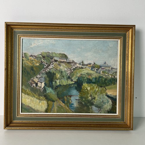 Tableau paysage rivière - paysage,
