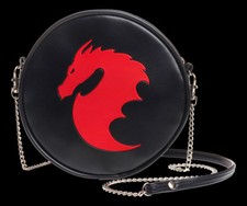 Alchemy Sac À Main Gothique - Dragon - Sac Rond Fantaisie Gothique Pour Femmes