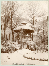 Belgium, Namur, Garden, Hotel d&#039;Harscamp Vintage Citrate Print.  Print