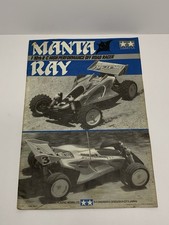 Vintage Tamiya Manta Ray 1:10 Scale Owners Manual Buggy 1990