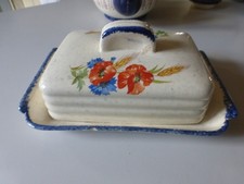 ancien beurrier céramique de