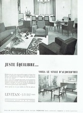 Advertising 0821 1958 Furniture Decoration Levitan Living Room Dining Room