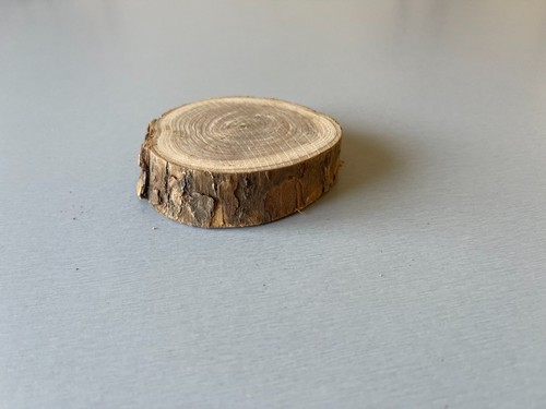 Socle rond bois brut pour - rond,