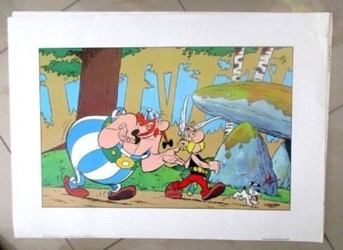 Sérigraphie astérix obélix - sérigraphie,