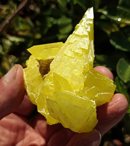 Cristal soufre brut jaune - soufre,