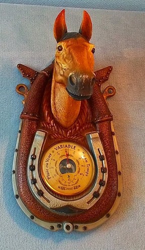 Baromètre ancien tête - tête, de