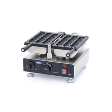 Gaufrier professionnel emoji rotatif - 3 sucettes sur bâton - inox, 230V