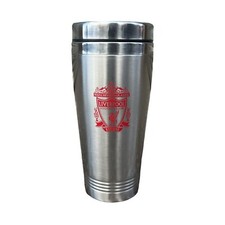 Liverpool FC Official Crest Chrome Travel Mug LFC GIFT