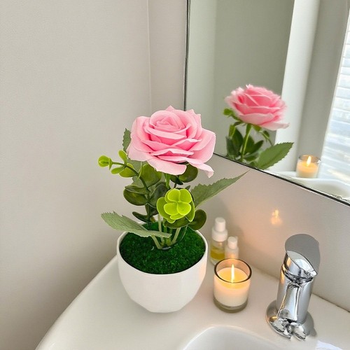 Tissu soie fleurs roses - , fait