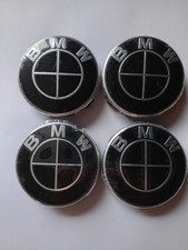 4 Caches Moyeux Emblème BMW