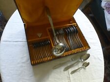 Ménagère Ancienne Inox Service 37 Couverts Coffret Ancien Vintage art déco