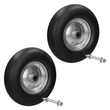 2x 15" Roue brouette PU