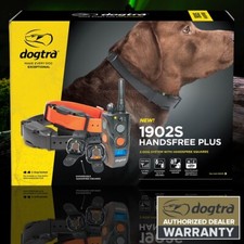 Dogtra 1902S HANDSFREE PLUS 2 Dog Remote Training Collars 3/4 Mi w/ Boost & Lock