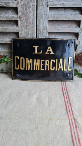 Ancienne tole plaque porte - plaque,