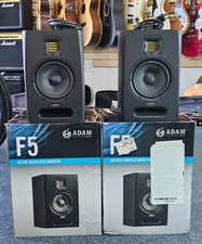 Adam Audio - F5 Active Studio Monitor Pair Nearfield (Black) Pre-owned w/ Box