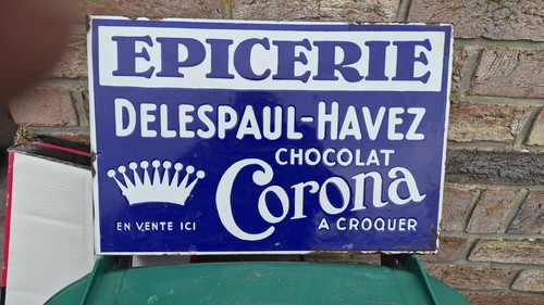 Superbe plaque emaillée - superbe,
