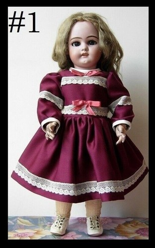 Robe poupée ancienne sfbj - ancienne,