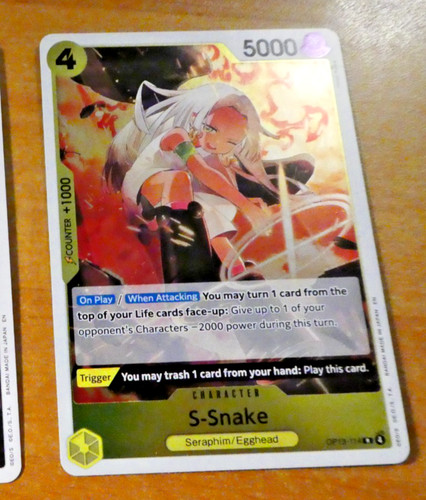One piece english card - one,