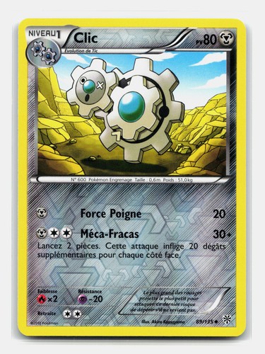 Carte pokémon clic 135 - clic, 89/135