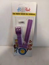 BRACELET DE MONTRE FLIK FLAK VIOLET   VINTAGE NEUF