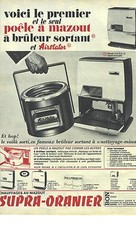 ADVERTISING 1966 SUPRA-ORANIER Outgoing Burner Oil Stove