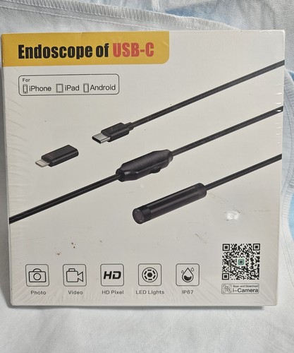 Endoscope camera with light