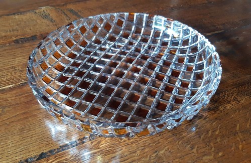 Plat rond verre vintage - verre,