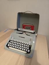 Vintage HERMES Media 3 Portable Typewriter Suitcase Antique 60's