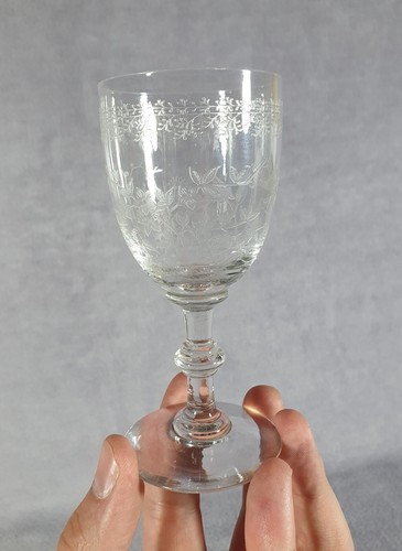 Verre vin cristal de - à,