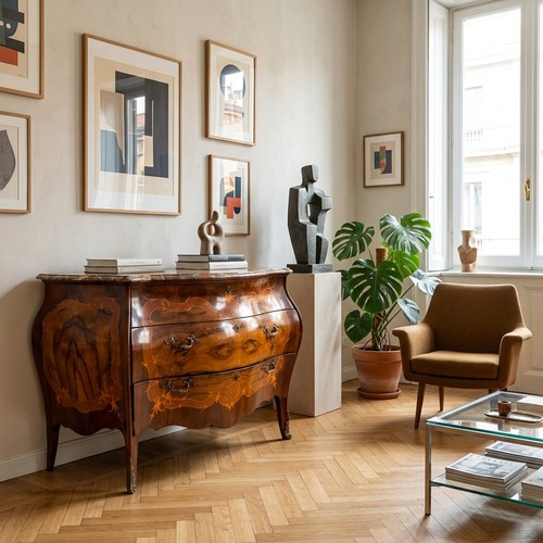 Commode baroque lombarde - baroque,