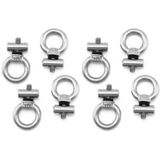 Lot de 8 butées de rail