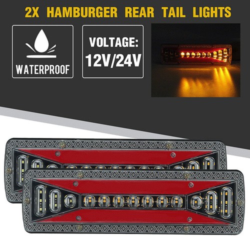 Paire feux arriere 12v led - feux,