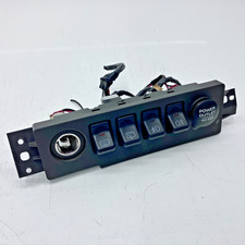Jeep XJ Cherokee 4 switch fog light wash panel 1997 - 2001 facelift
