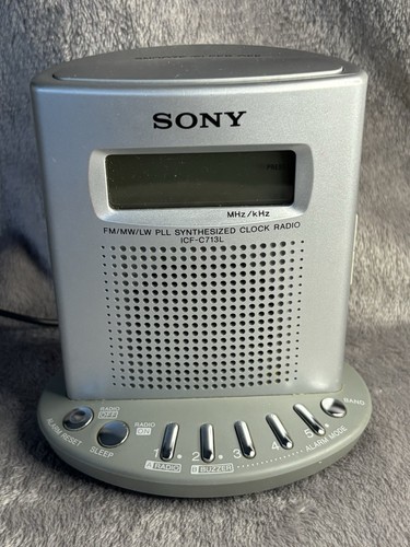Radio réveil sony icf c713l - réveil, icf-c713l