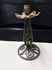 -SUPERBE PIED de LAMPE Fer