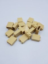LEGO LOT 20 X BRICK 1X2X2 TAN REF 3245 / 4159279 *NEUF*
