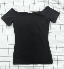 T.Shirt femme noir épaules