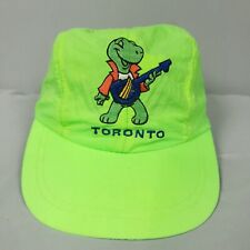 Vintage Toronto Skydome Hat Neon Green Strapback Domer the Turtle Embroidered