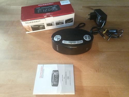 Radio réveil schneider timy - réveil,
