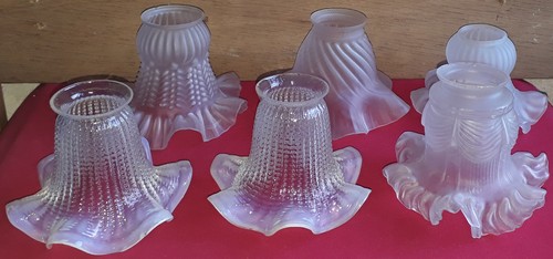 Tulipes verre abat jour - tulipes, verre.abat-jour
