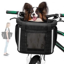 Panier de vélo avant pour chien - Amovible - Panier de vélo pour femme - Pani...