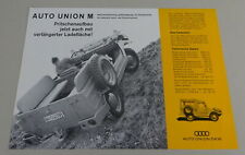 Brochure sheet DKW Munga SUV with flatbed construction 